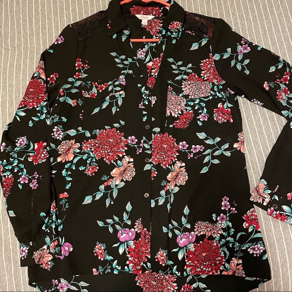 Candie’s Button Down Top / Blouse